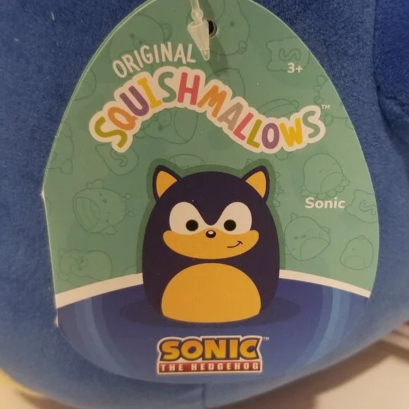 Squishmallows Sonic the Hedgehog, 8", NWT - Picture 8 of 16